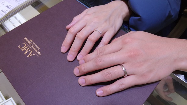 AMC鑽石 情侶戒指 鑽石 項鍊 鑽石 結婚對戒 線戒 求婚 鑽戒(2)