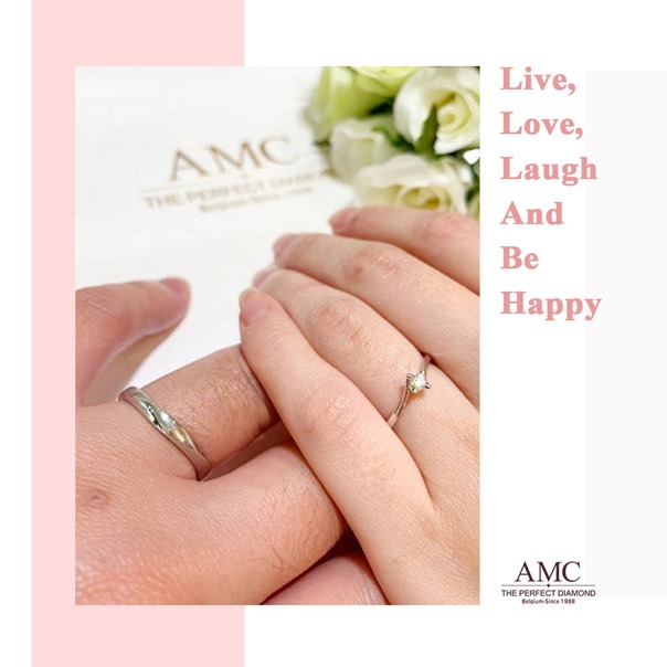 AMC鑽石-情侶戒指-鑽石-項鍊-鑽石-結婚對戒-線戒-求婚-鑽戒