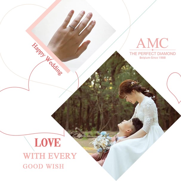 AMC鑽石婚戒-AMC高品質對戒-婚戒-結婚對戒推薦-情侶戒指