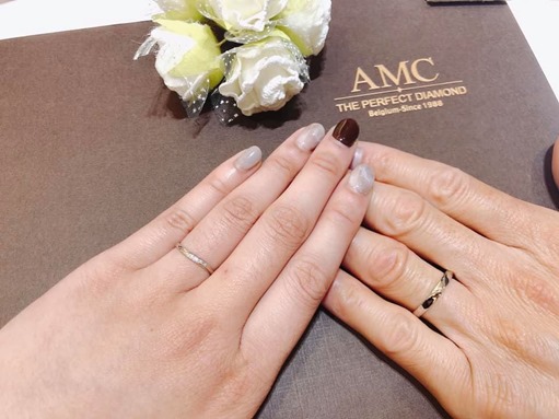 AMC鑽石 情侶戒指 鑽石 項鍊 鑽石 結婚對戒 線戒 求婚 鑽戒 (2)