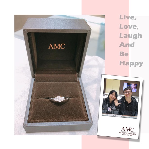 AMC鑽石婚戒 好評婚戒品牌 CP值超高婚戒品牌 AMC高品質對戒，訂婚鑽戒，結婚對戒，求婚鑽戒，婚戒推薦